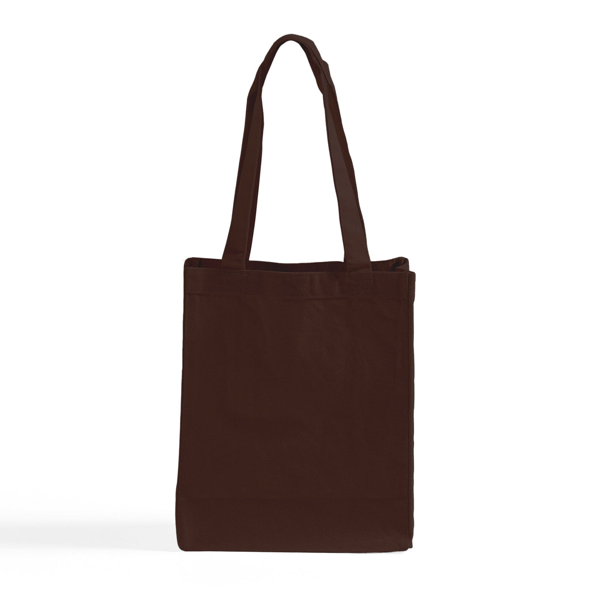 Chocolate Canvas Shopping Tote Bag