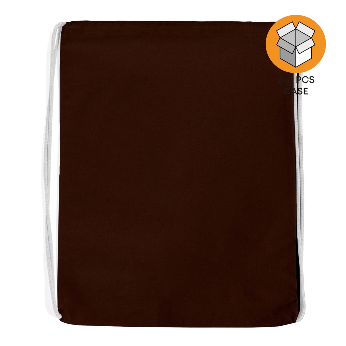 240 ct Economical Sport Cotton Drawstring Bag Cinch Packs - By Case