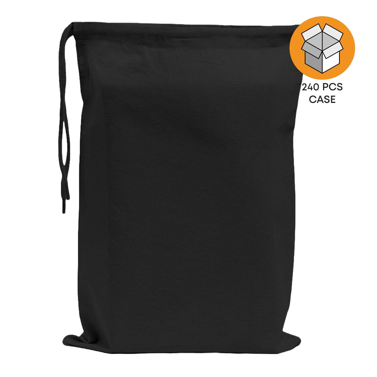 240 ct Cotton Shoe Bags / Value Drawstring Bags - By Case