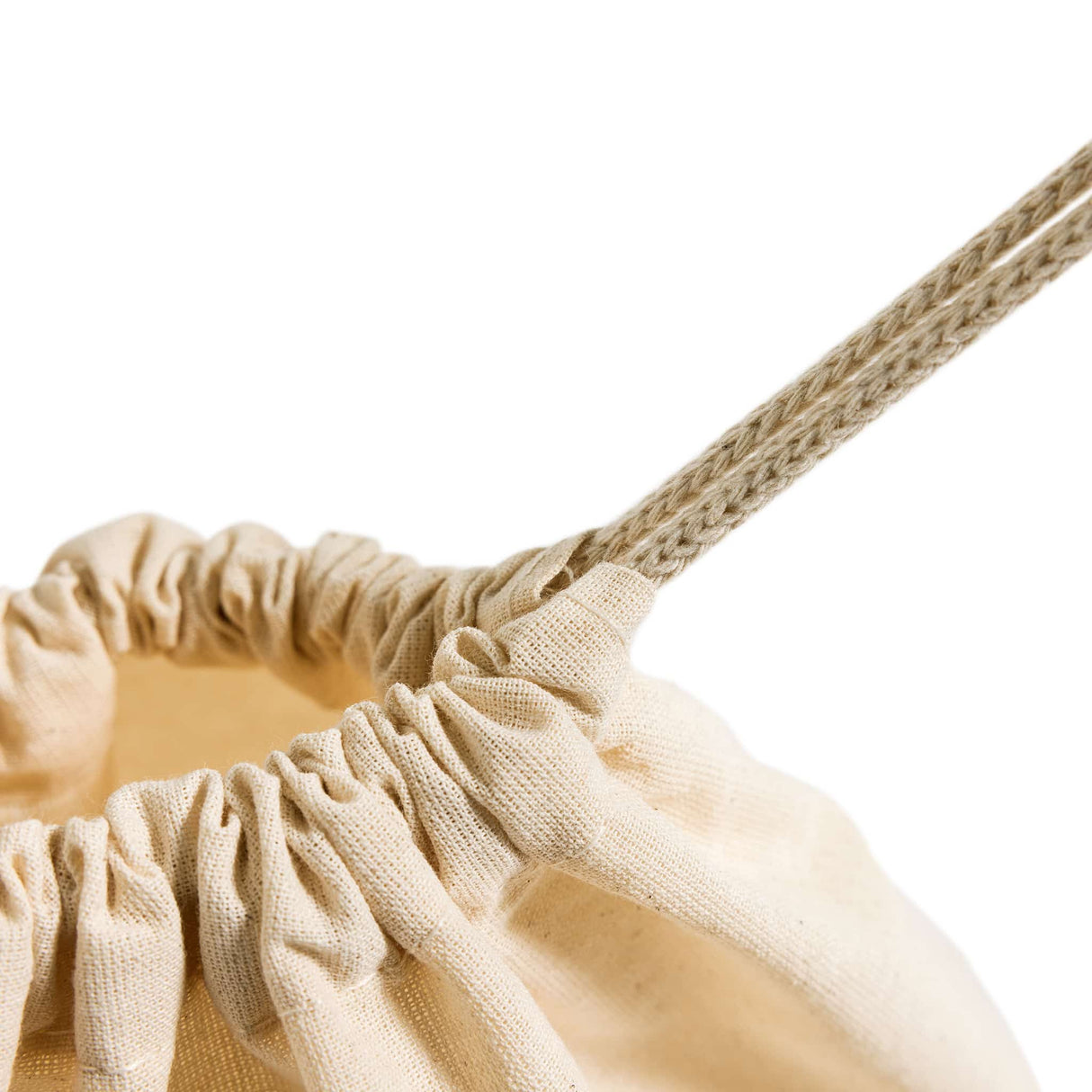 Cotton Canvas Drawstring Detail