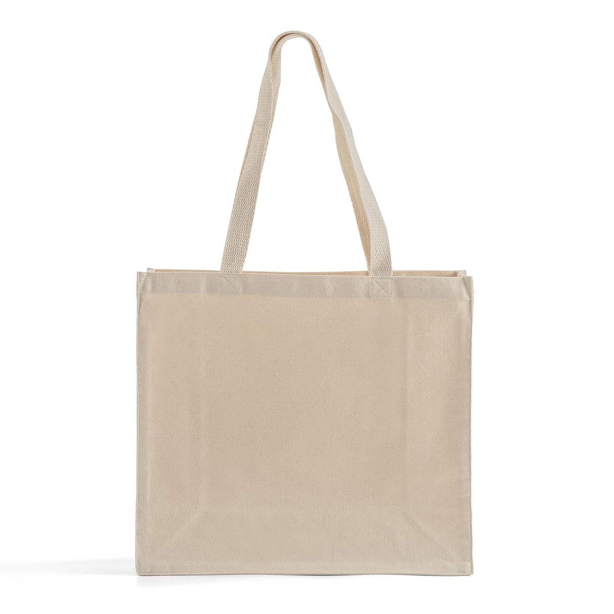 cotton canvas large square tote bag