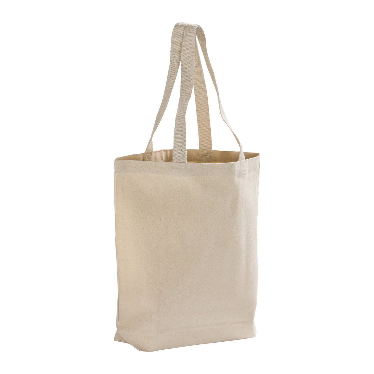 Cotton Canvas Tote Bag with Gusset