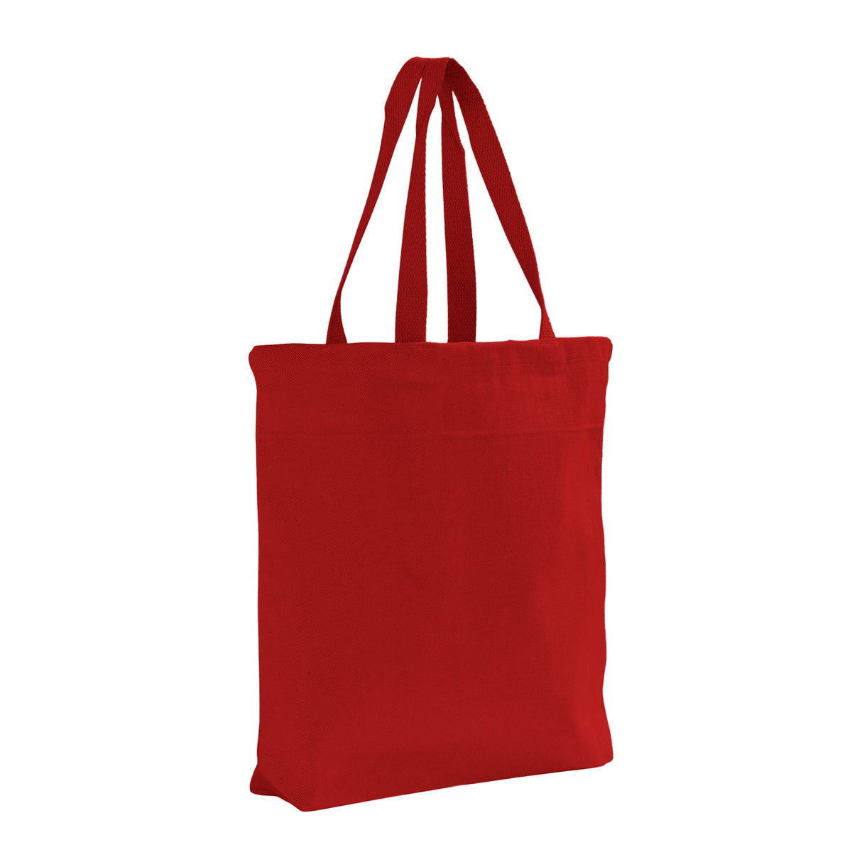 Cotton Denim Red Tote