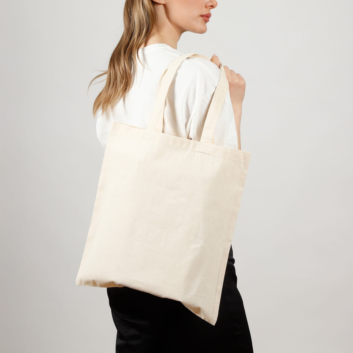 Economical 100% Cotton Reusable Wholesale Tote Bags TB100
