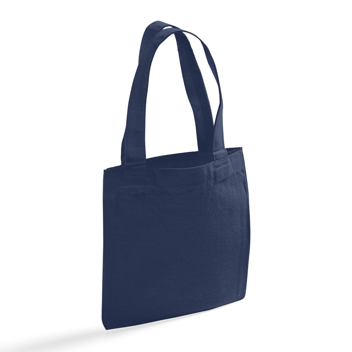 cotton mini navy tote bag