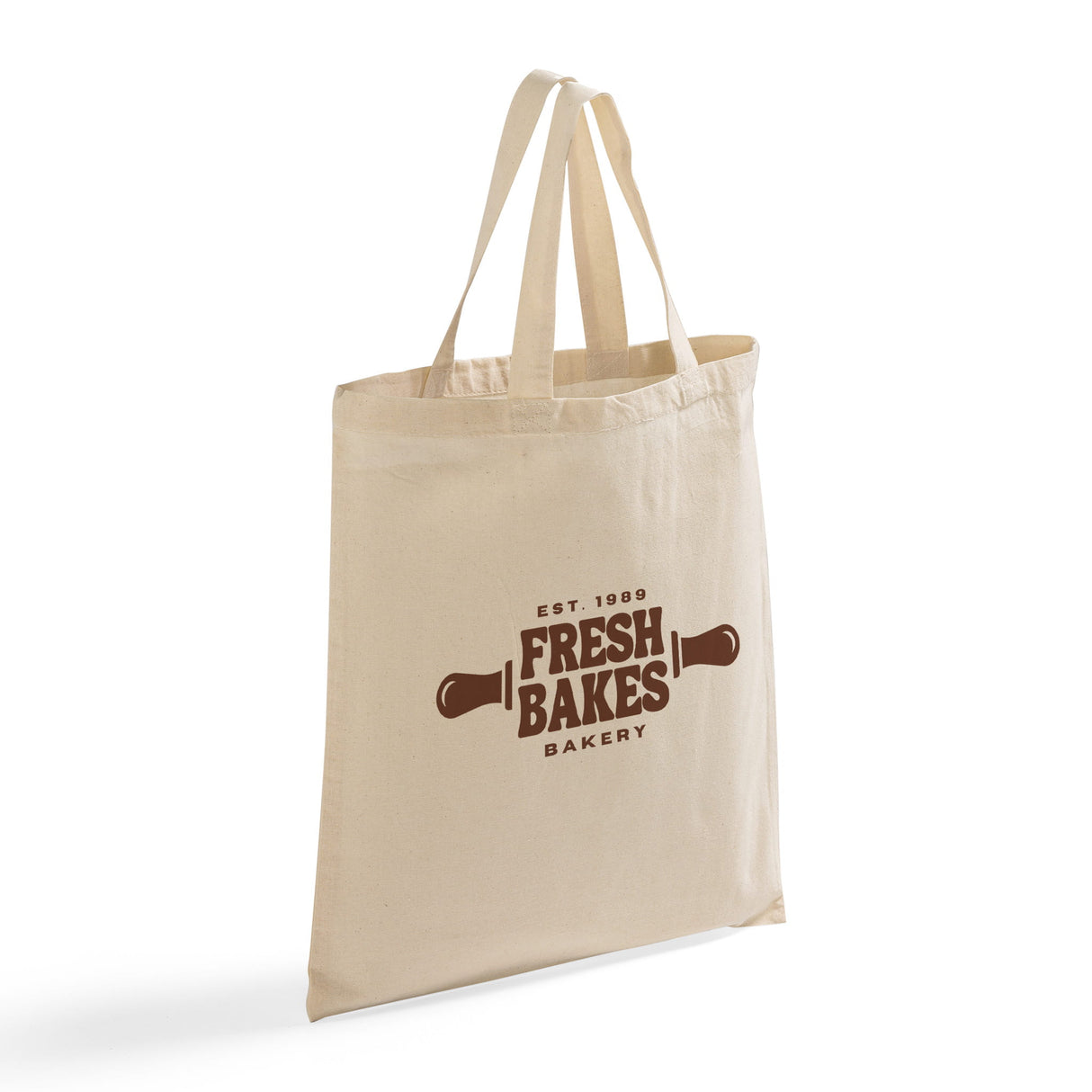 Custom 15 in Short Handle Tote Bags - Tote Bags with Your Logo - TBS15