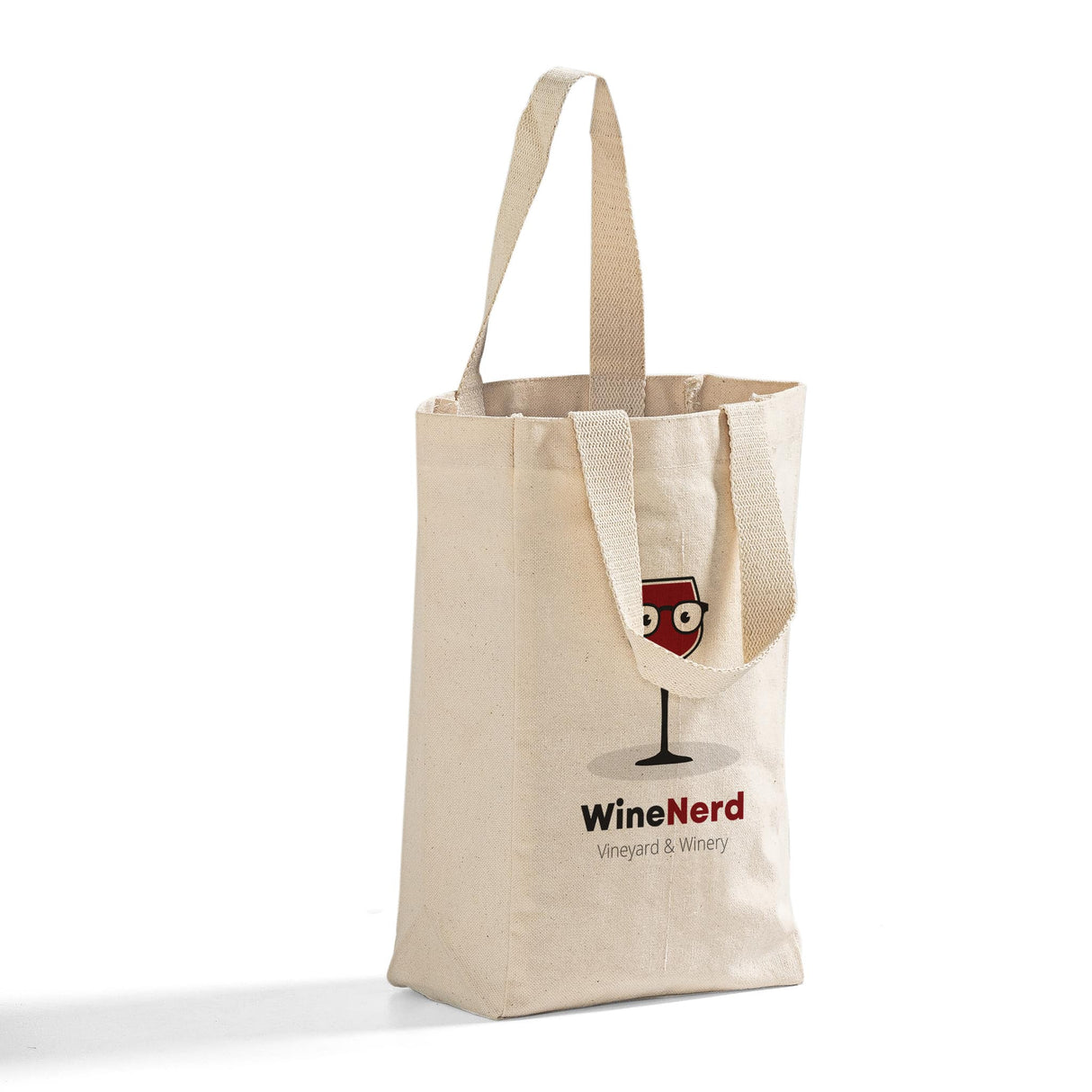 Custom Canvas Double Wine Tote Bag