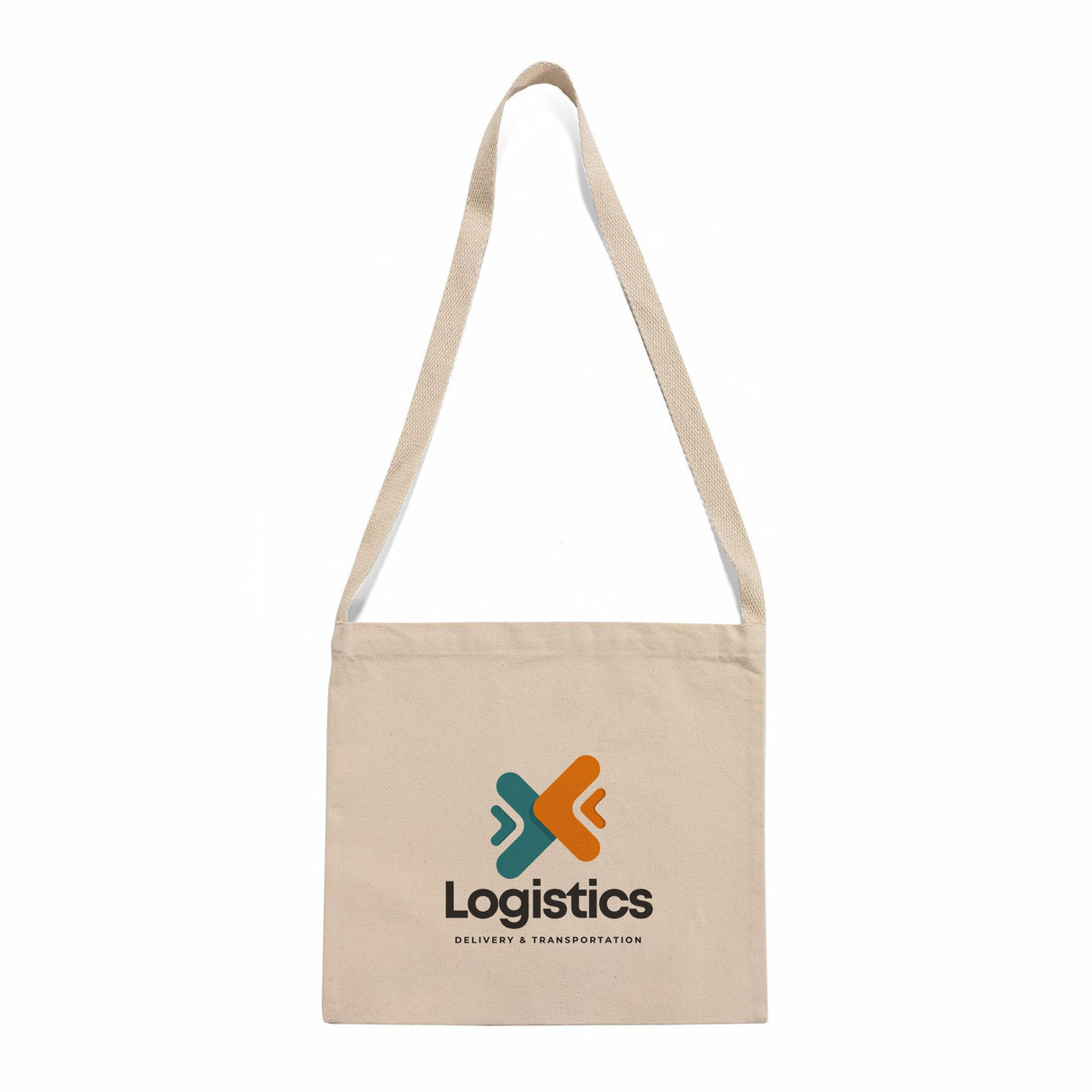 Small Messenger Canvas Tote Bags / Custom Logo Canvas Messenger Tote Bags - MB210