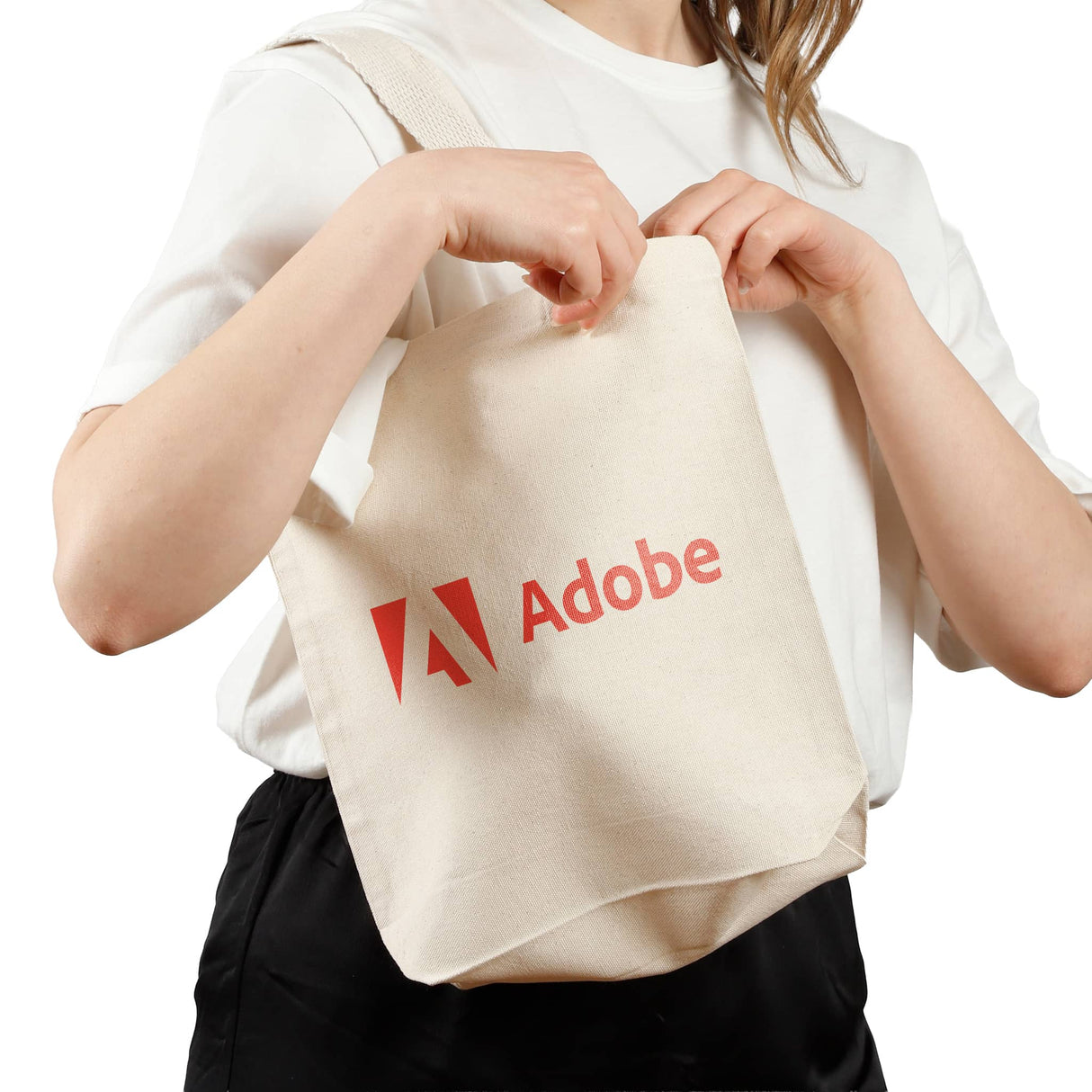 Custom Tote Bags Small 12 in Canvas Tote Bag with Your Logo