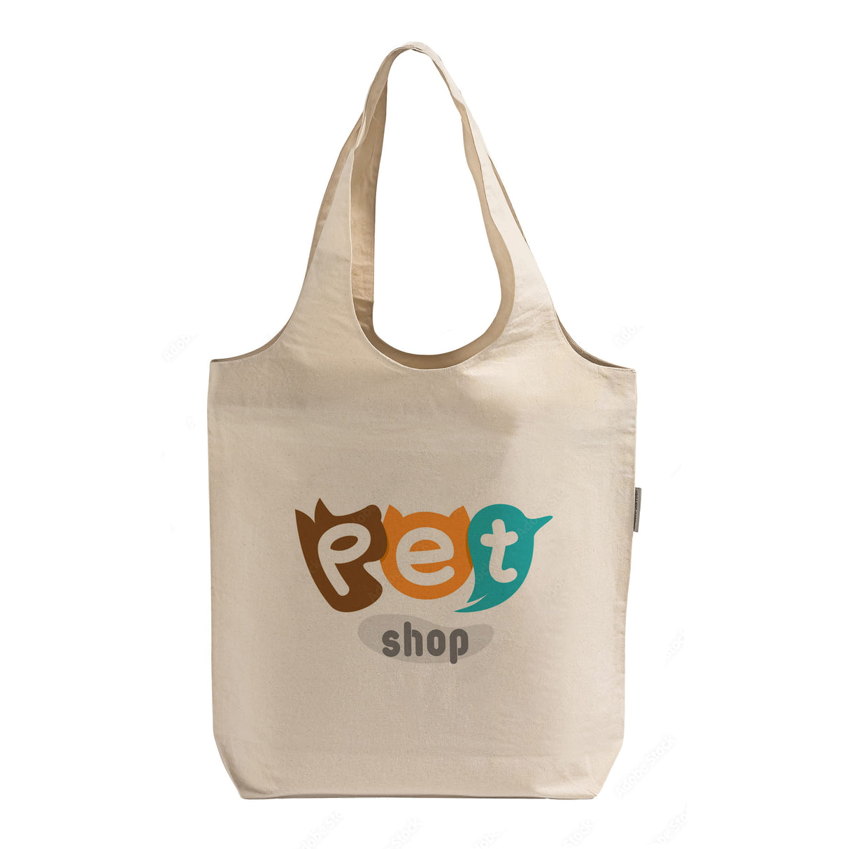 Custom Organic Stow-N-Go Tote Bag with Logo
