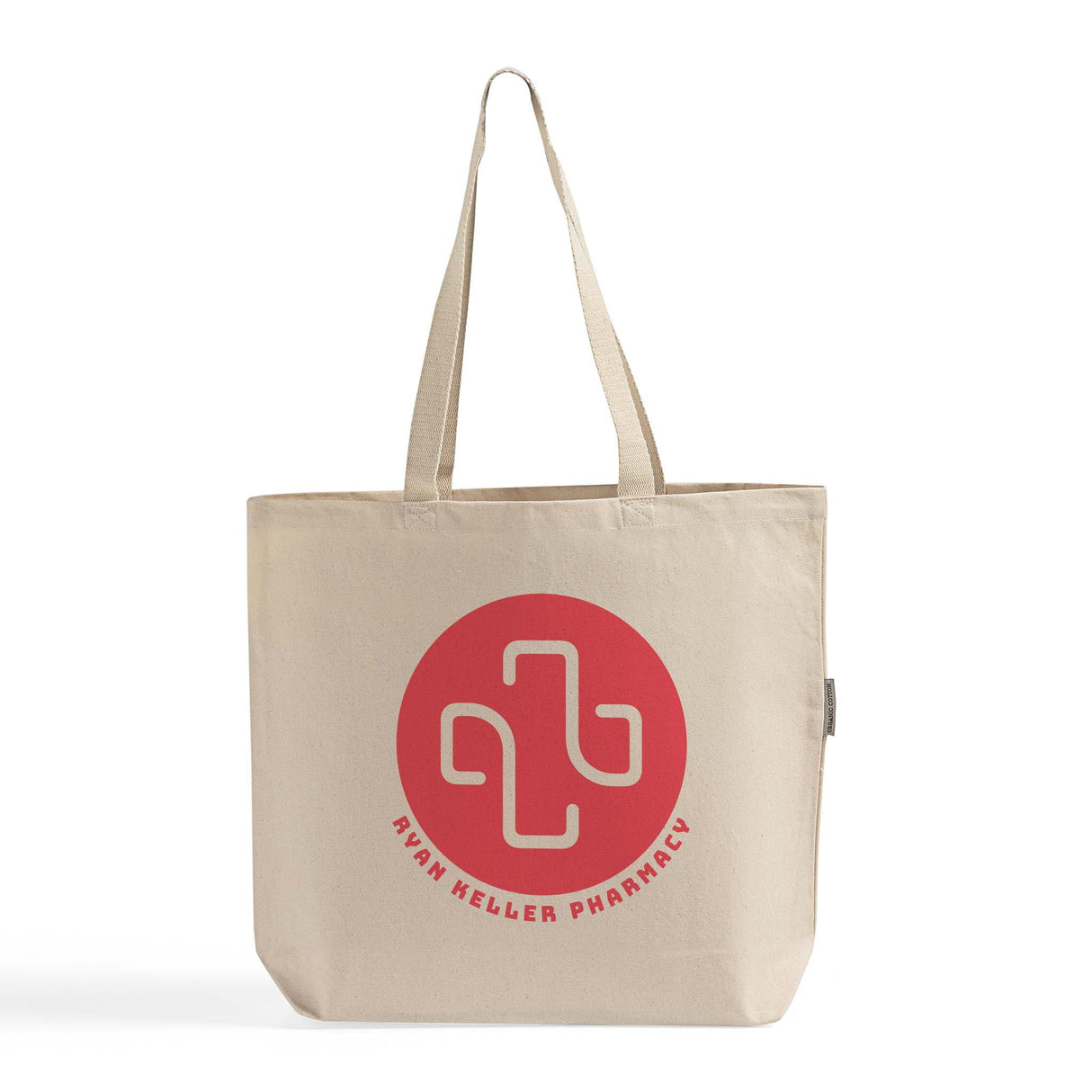 Custom Large Organic Cotton Tote Bag