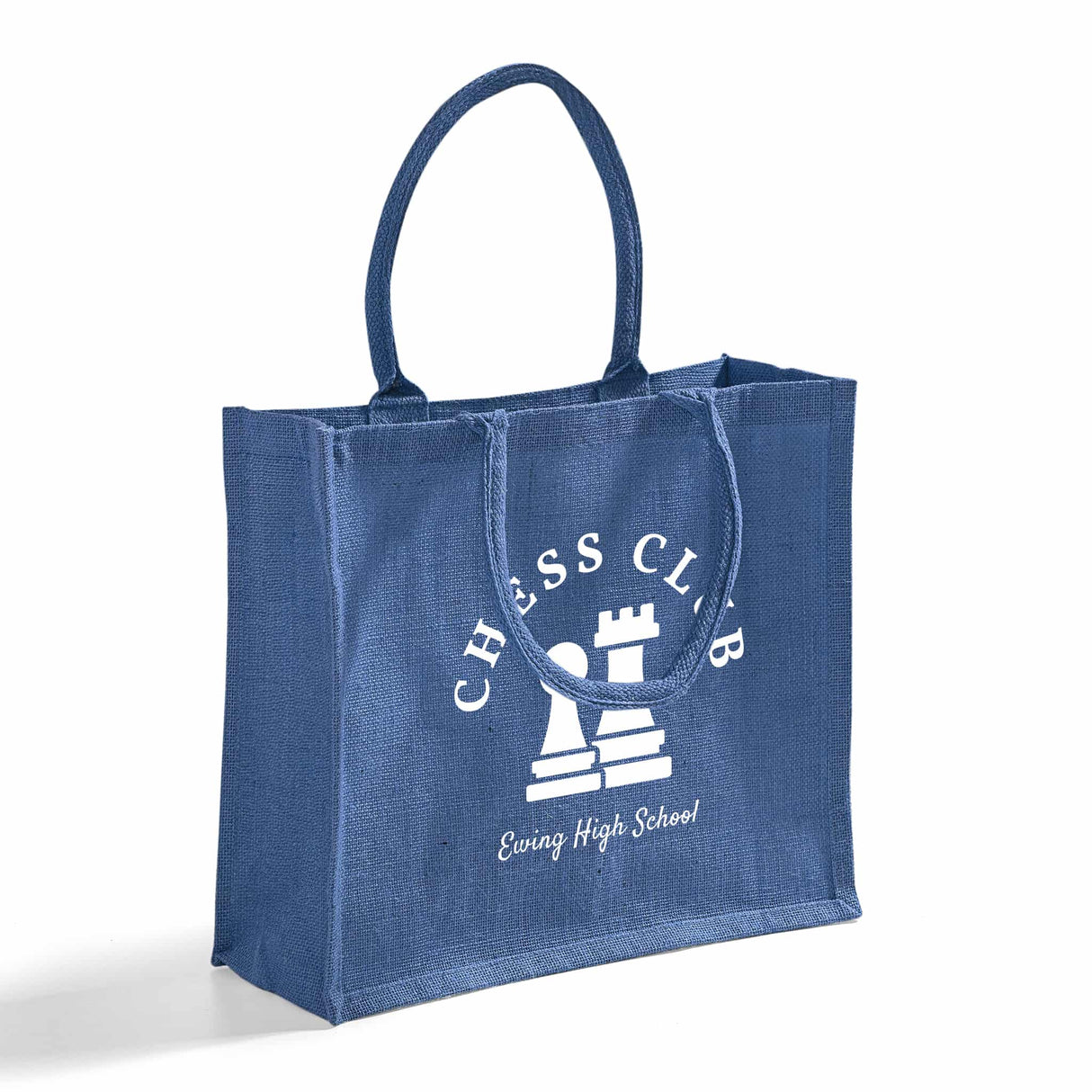 Large Burlap Shopping Tote Bags - Customized Logo Jute Tote Bags - TJ889