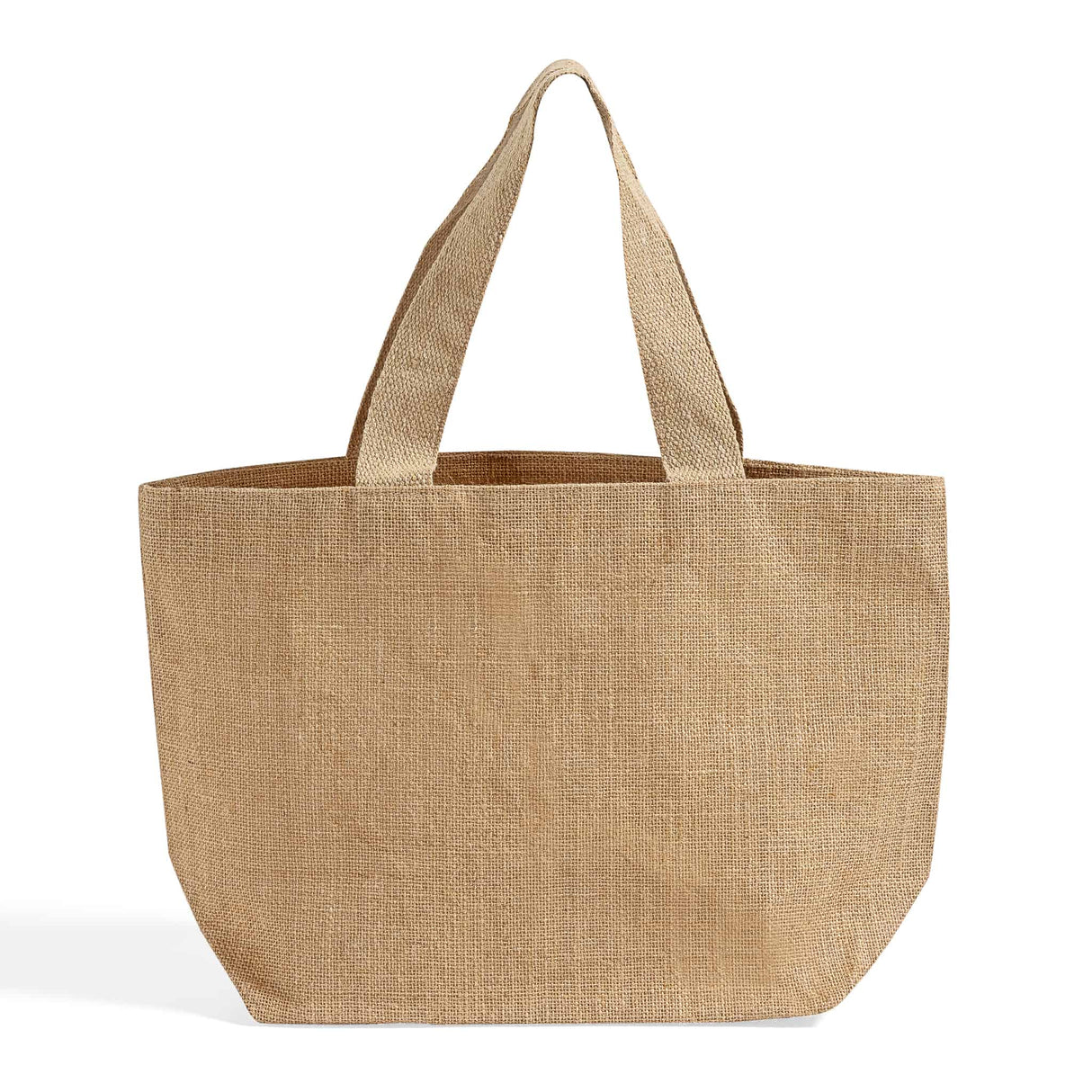 daily use cotton interior jute burlap tote