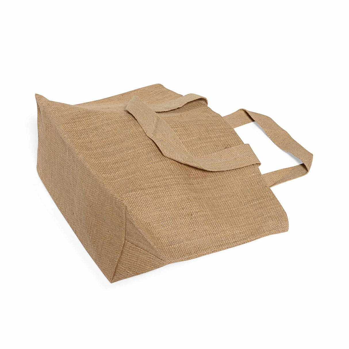 daily use cotton interior jute tote
