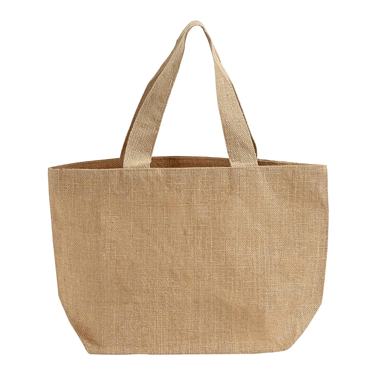 deluxe daily use jute burlap tote bag