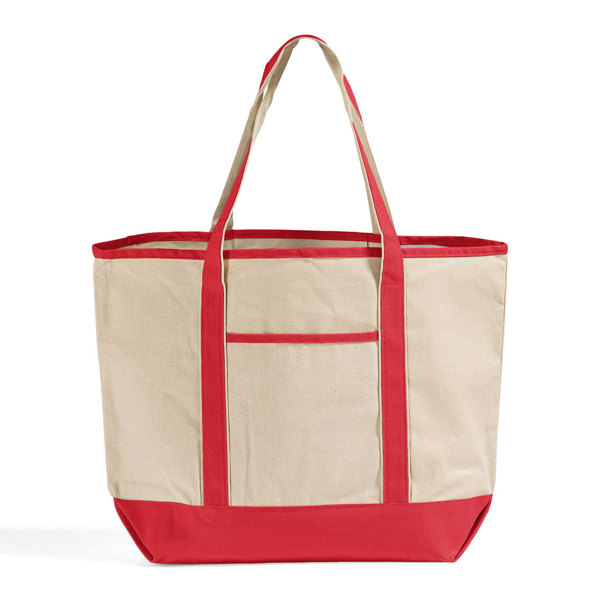 Deluxe Heavy Red Tote Bag