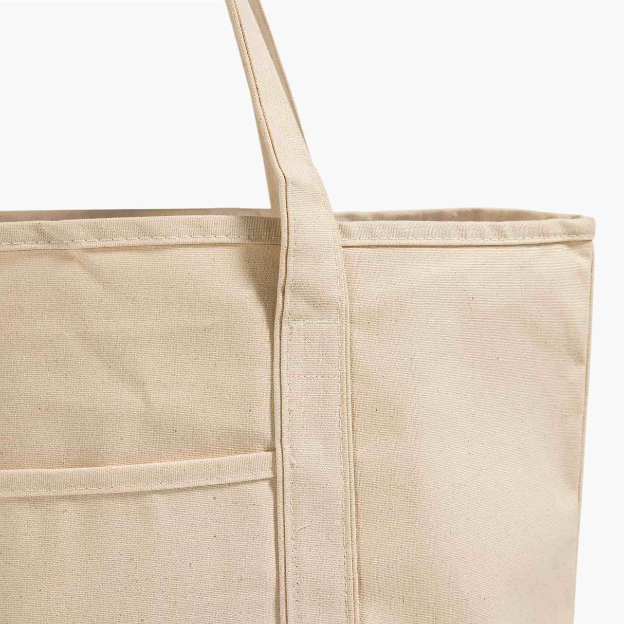 Deluxe Heavy Tote Bag Handle Detail