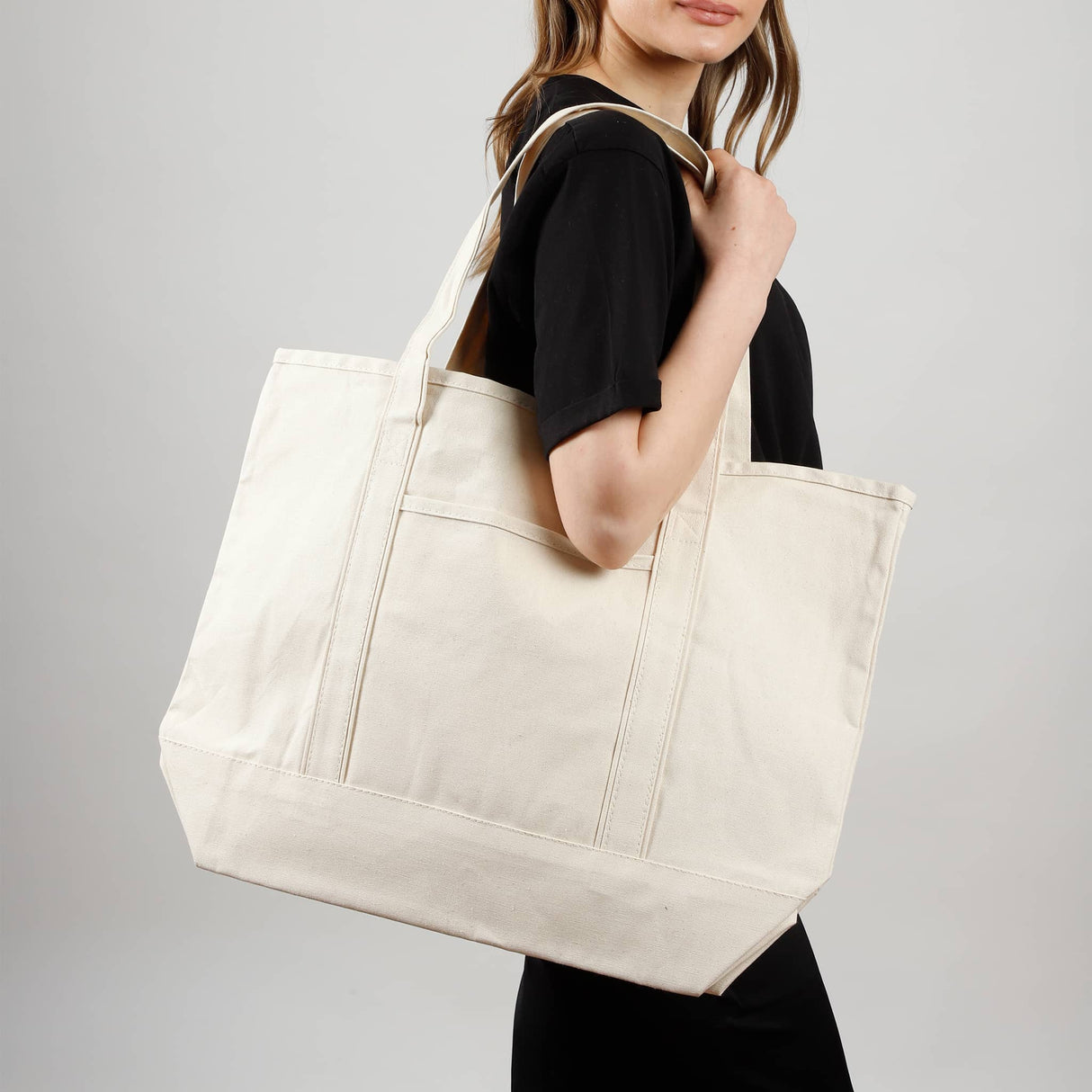 Deluxe Heavyweight Canvas Tote Model