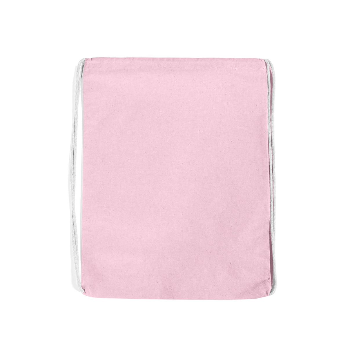 Pink Durable Cotton Drawstring Bag