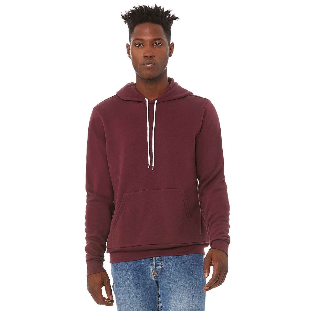 Basic Sponge Pullover Hoodie - Unisex