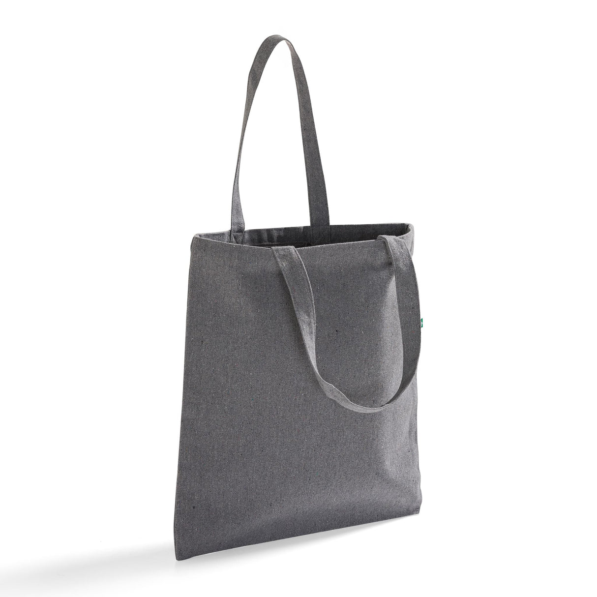 eco friendly classic grey recycled canvas tote