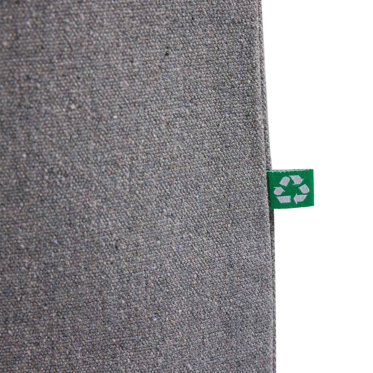 eco friendly classic recycled canvas tote detail