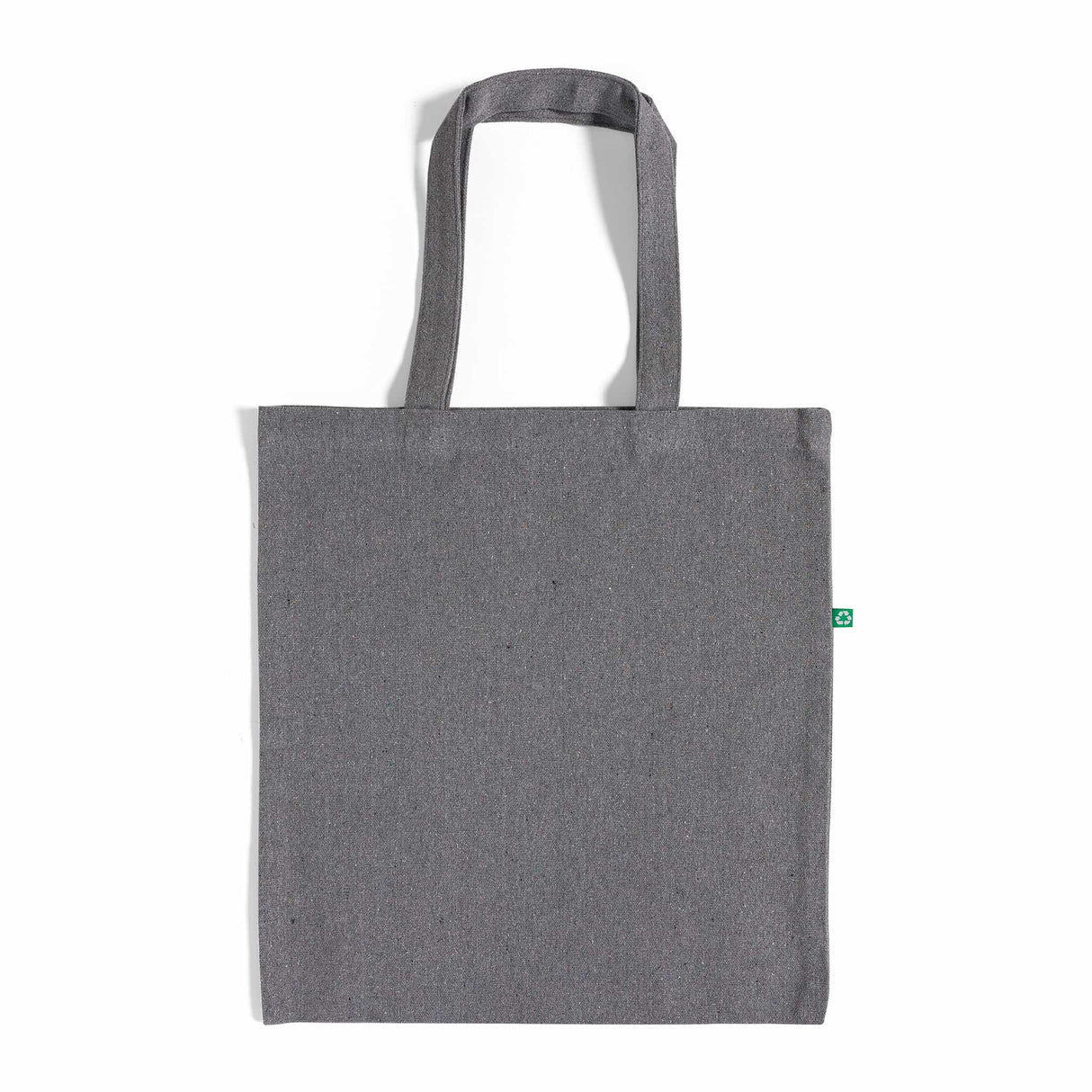 eco friendly grey recycled totebag