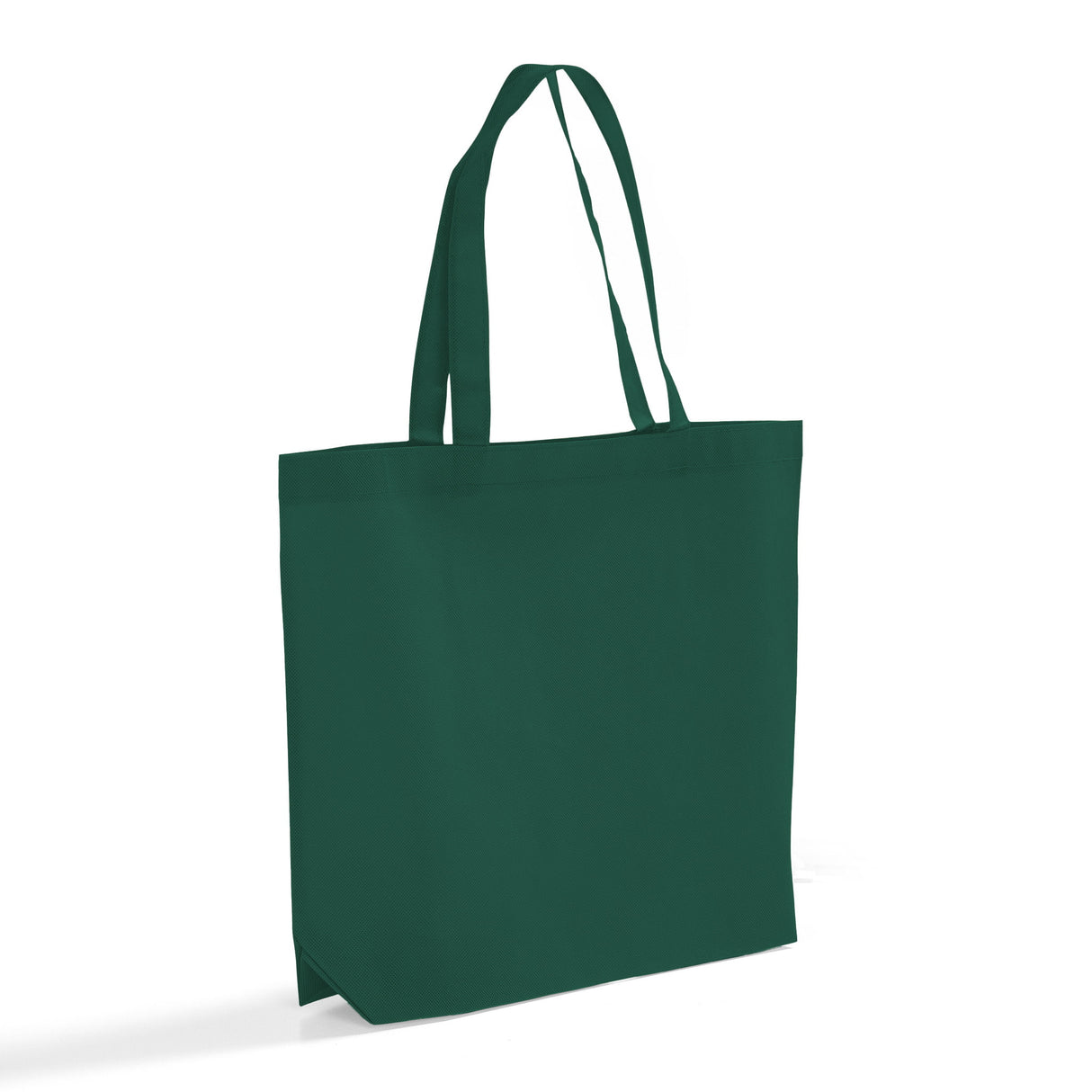 economical forest green promotional large tote