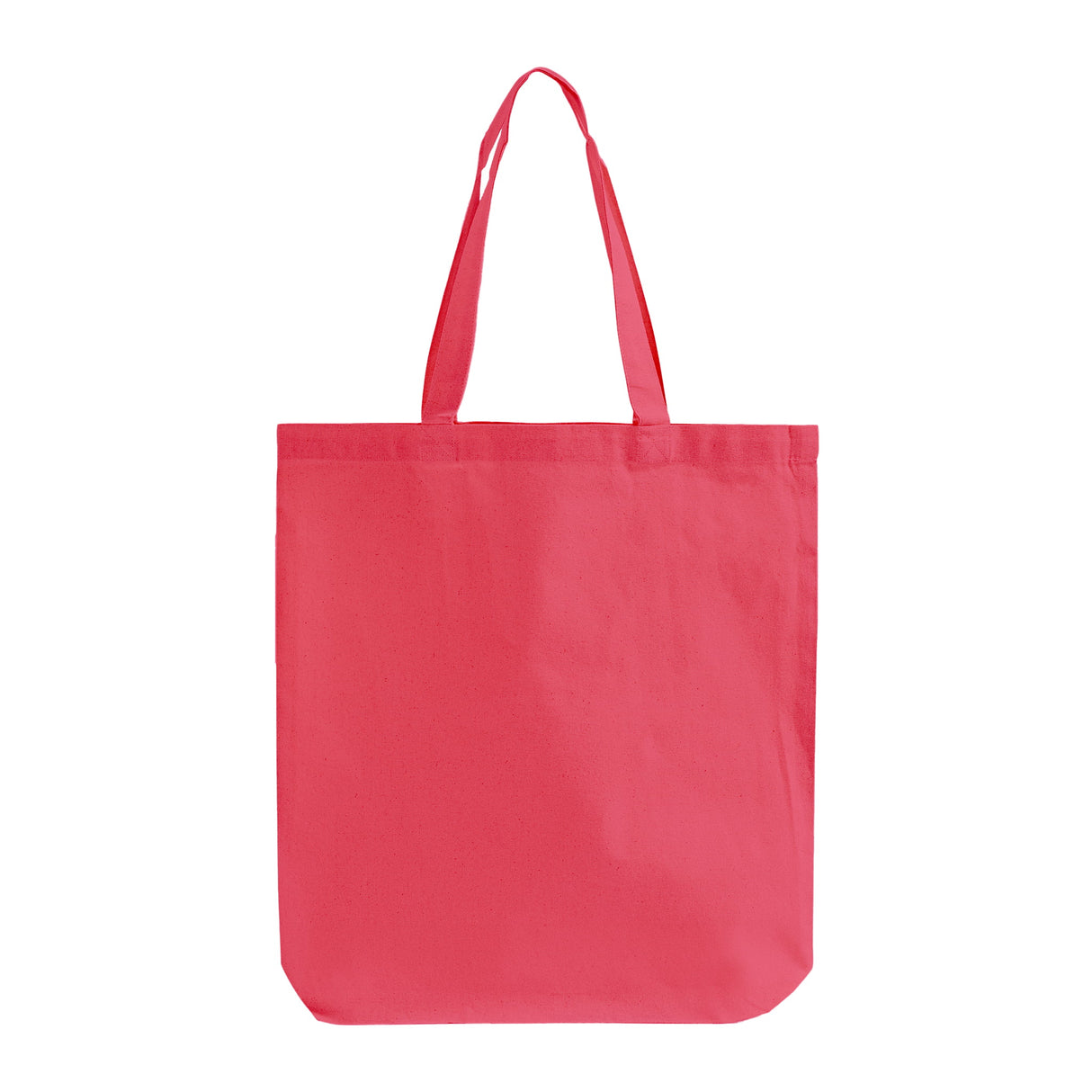 Economical hot pink cotton tote
