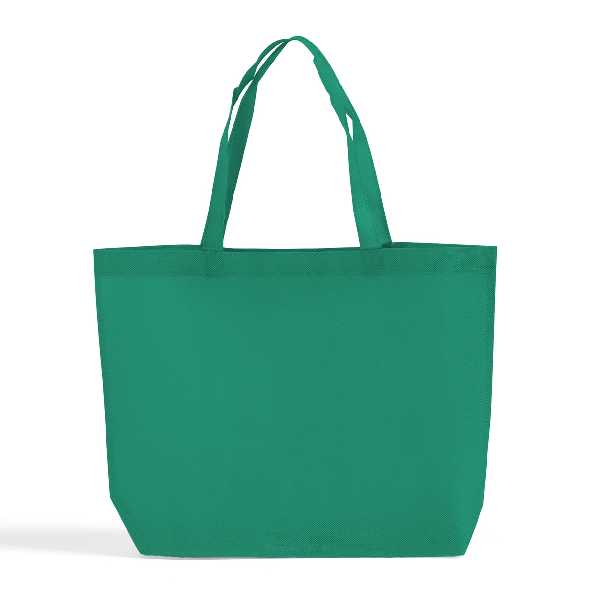 economical kelly green promotional large tote