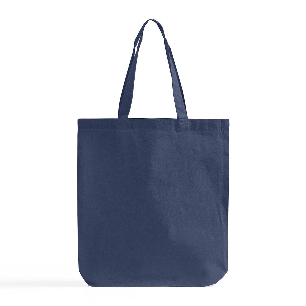 Economical navy cotton tote bag