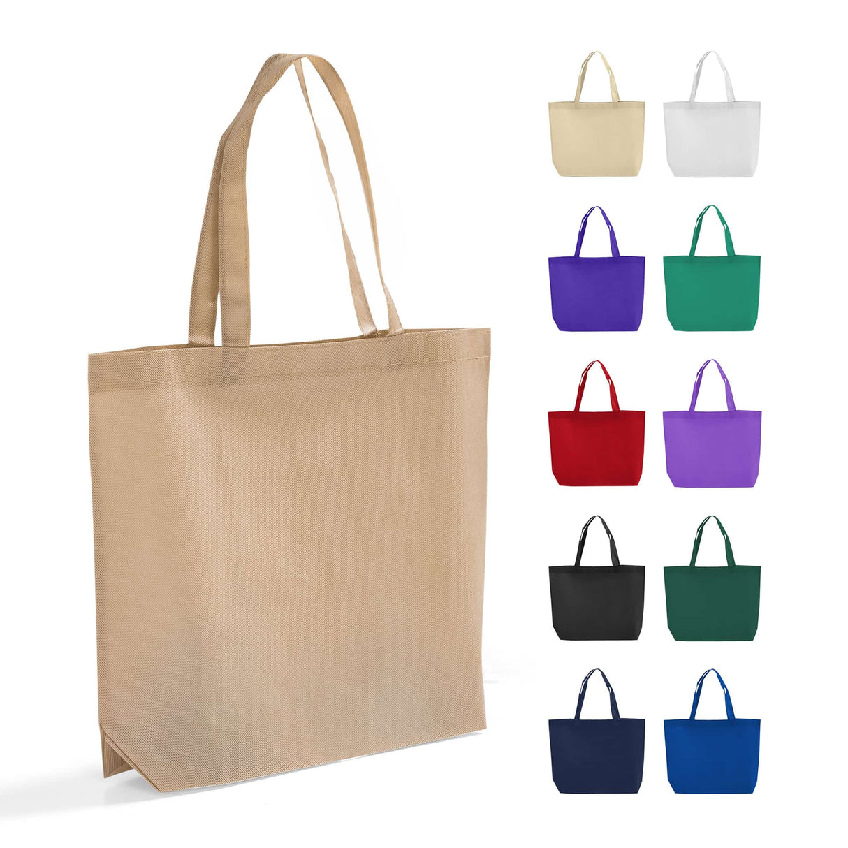 Promotional Large Tote Bags with Bottom Gusset