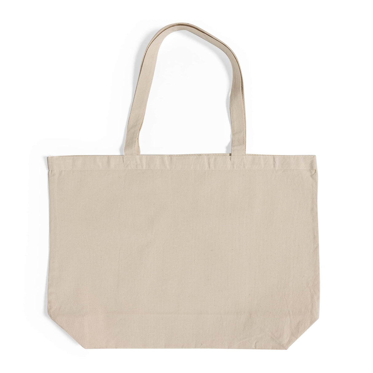 Extra Large Canvas Tote With Hook and Loop Closure