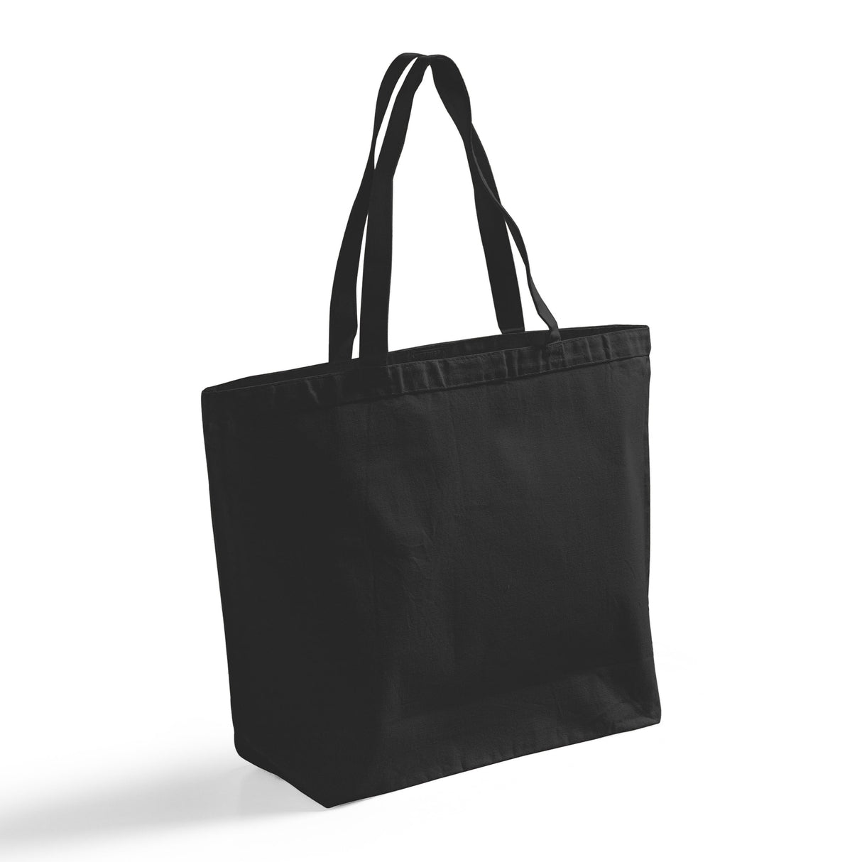 Extra Large Heavy Black Canvas Tote Bag