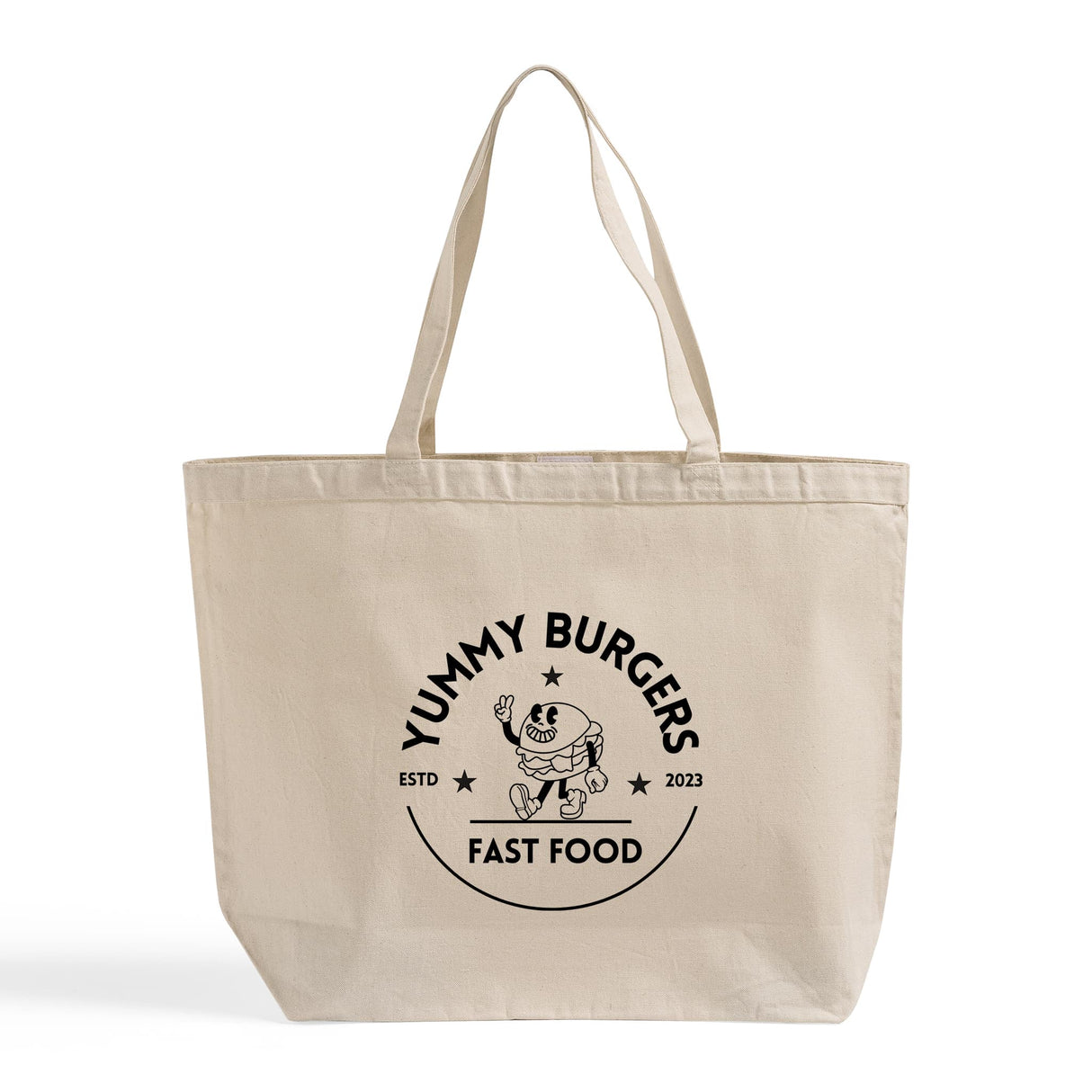 Extra-Large Heavy Canvas Tote Bags Customized - Personalized Tote Bags With Your Logo - TG212