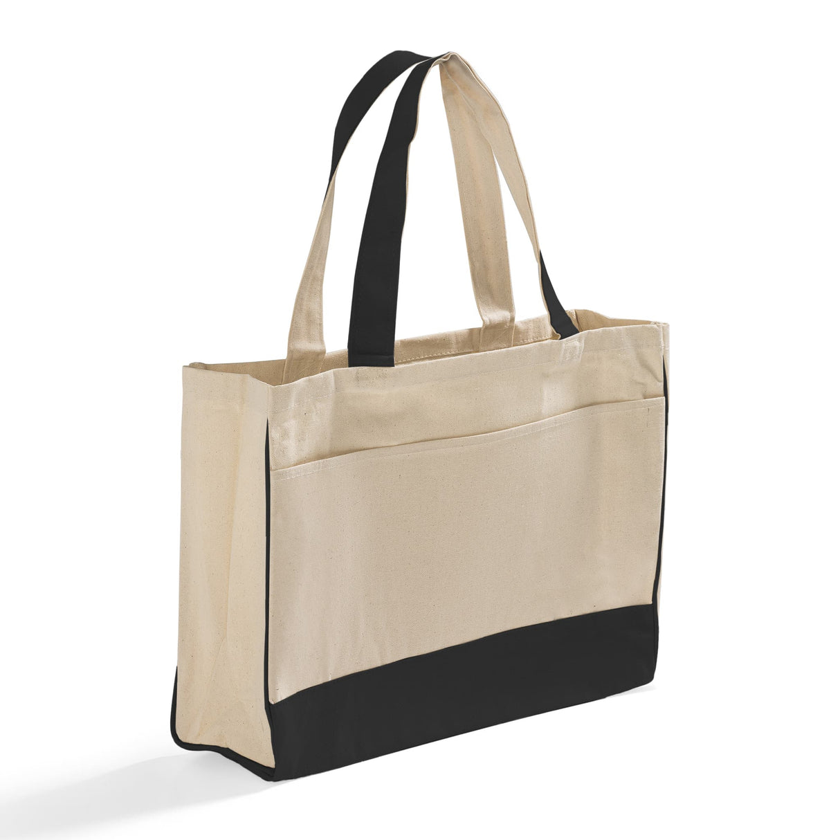 Fancy Canvas Tote Bag Black