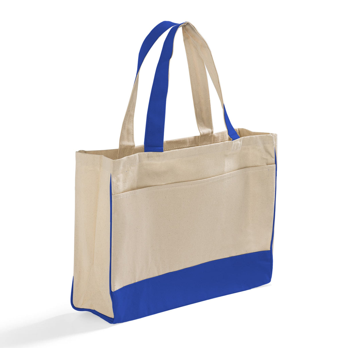 Fancy Canvas Tote Bag Royal
