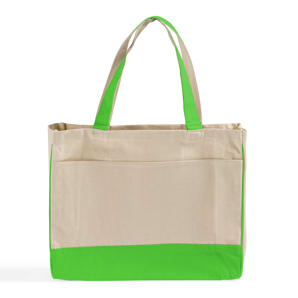Fancy Canvas Totebag Lime