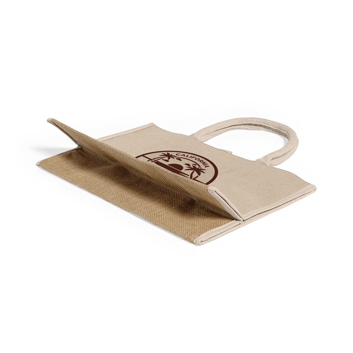 Fashion Jute Tote Bags Customized - Personalized Jute Tote Bags With Your Logo - TJ892