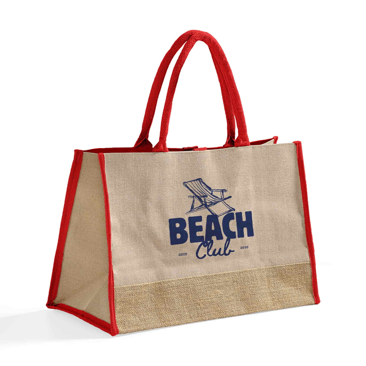 Fashion Jute Tote Bags Customized - Personalized Jute Tote Bags With Your Logo - TJ892