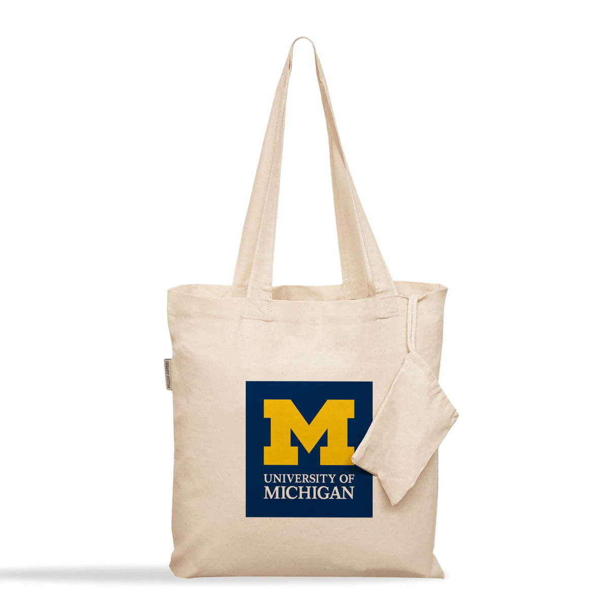 Organic Custom Tote Bags - Foldable Cotton Tote Bag with Your Logo