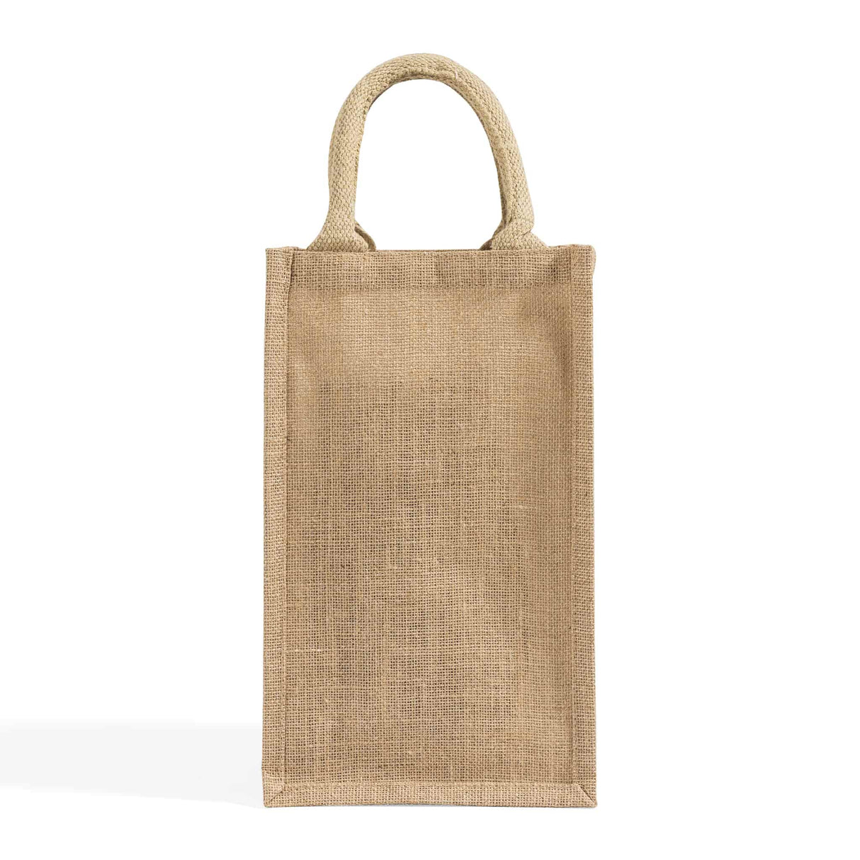 four bottle divider jute wine bag