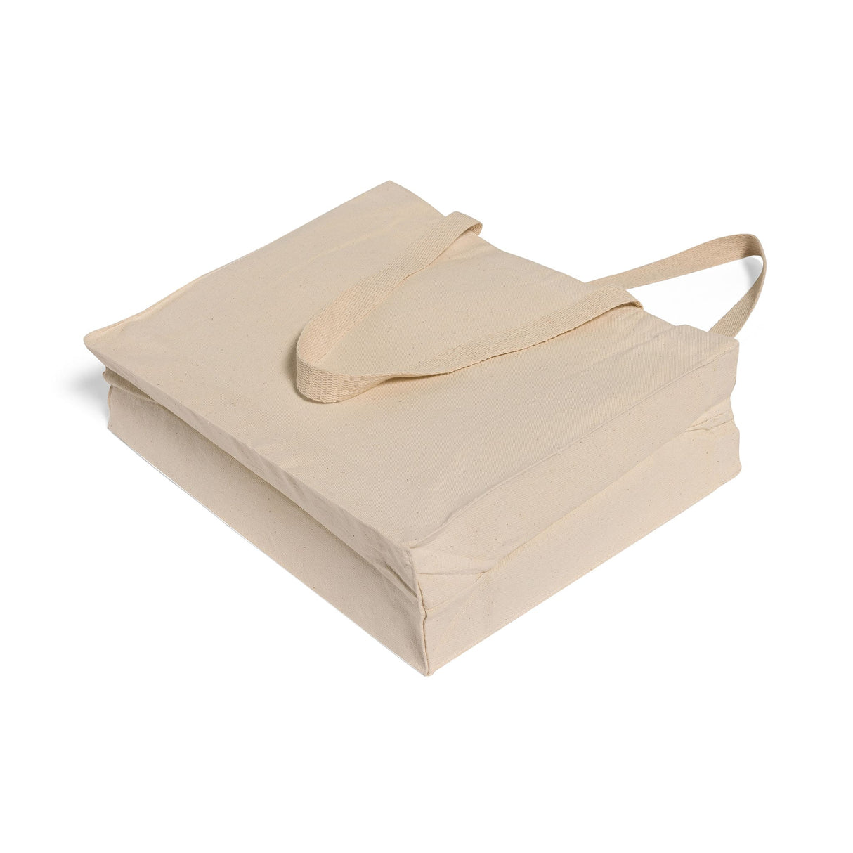 Full gusset horizontal canvas tote bag