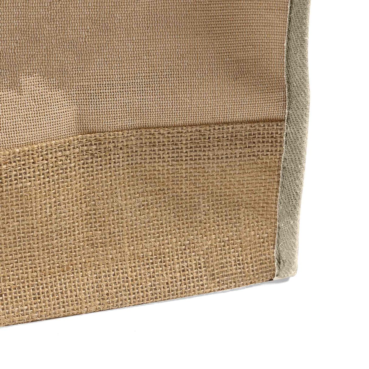 full gusset jute burlap tote bag