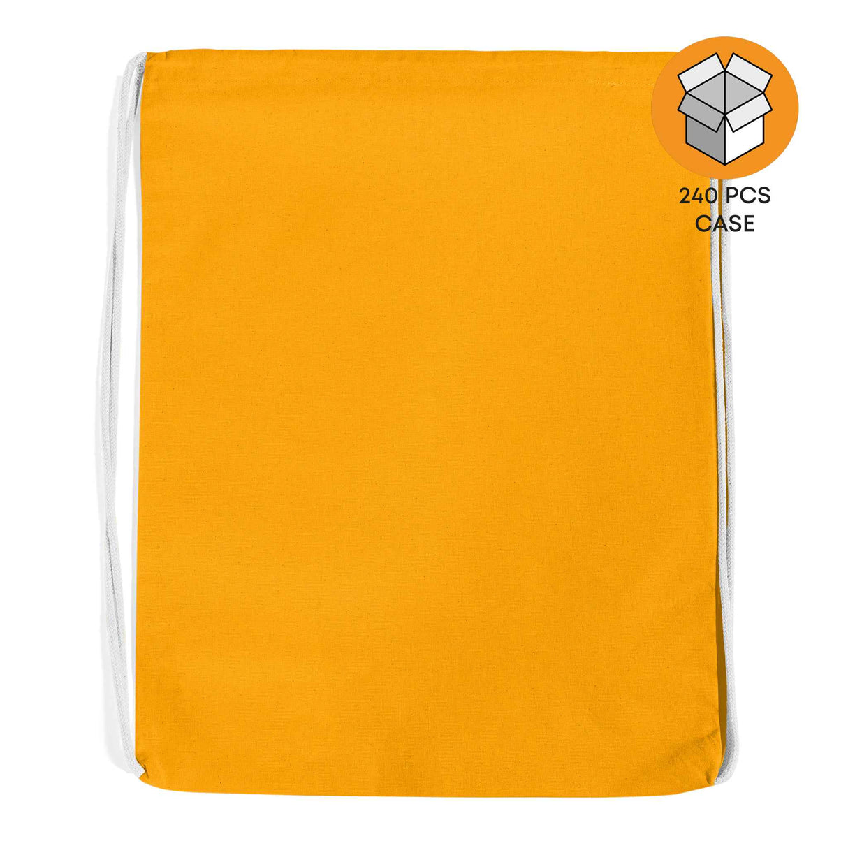 240 ct Economical Sport Cotton Drawstring Bag Cinch Packs - By Case