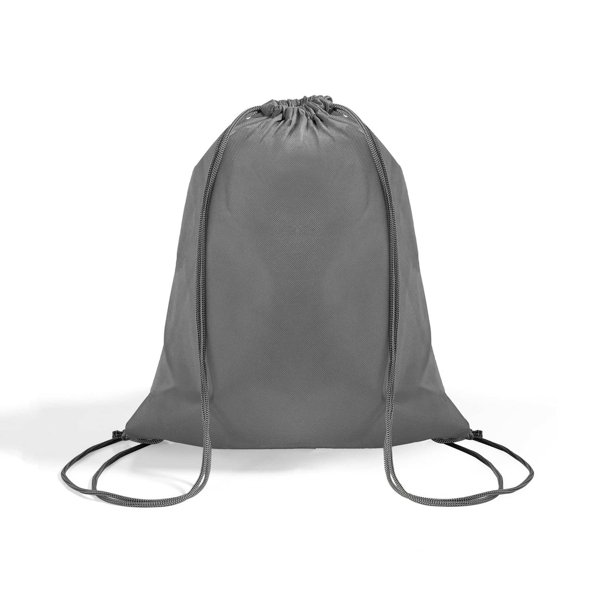 grey non woven drawstring bag