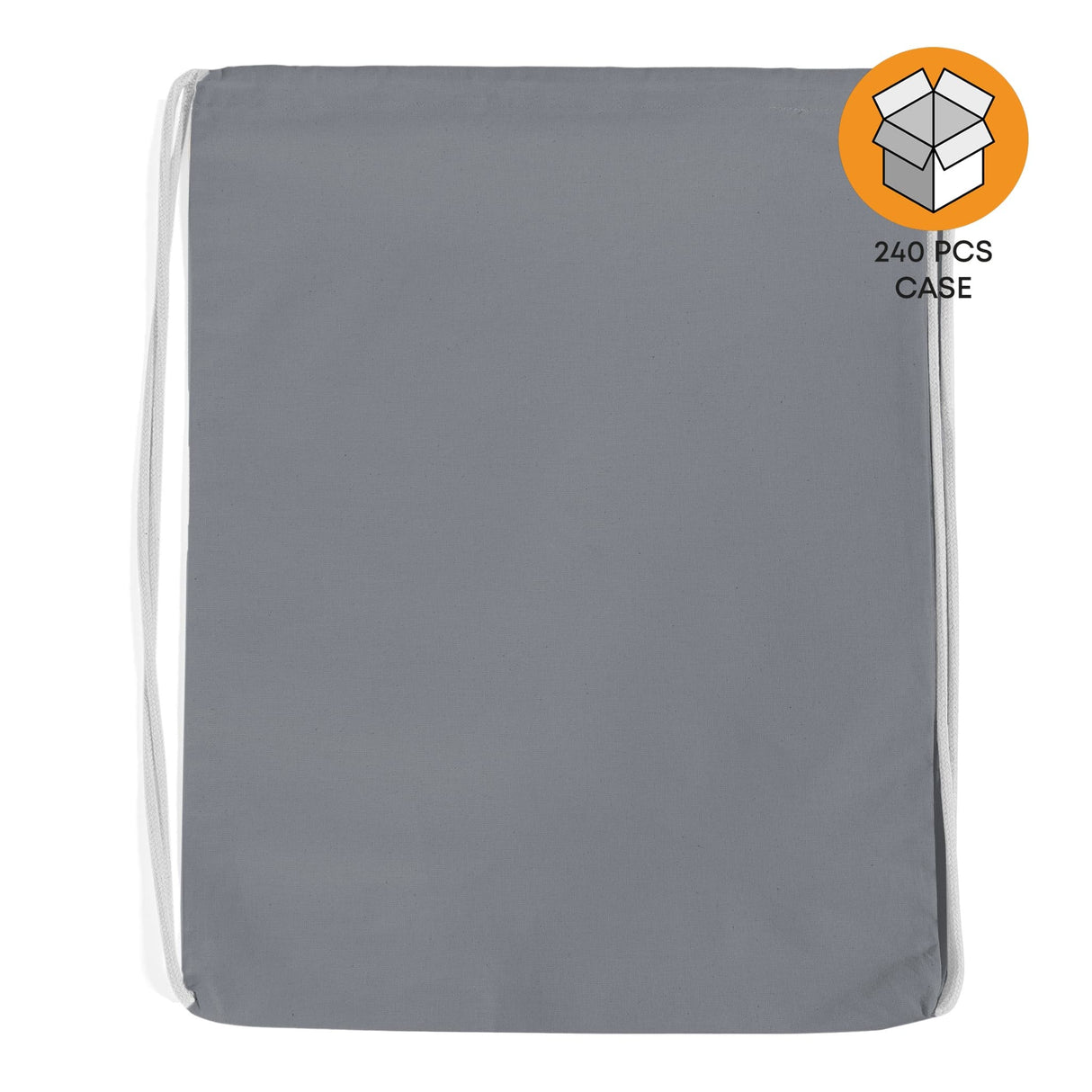 240 ct Economical Sport Cotton Drawstring Bag Cinch Packs - By Case