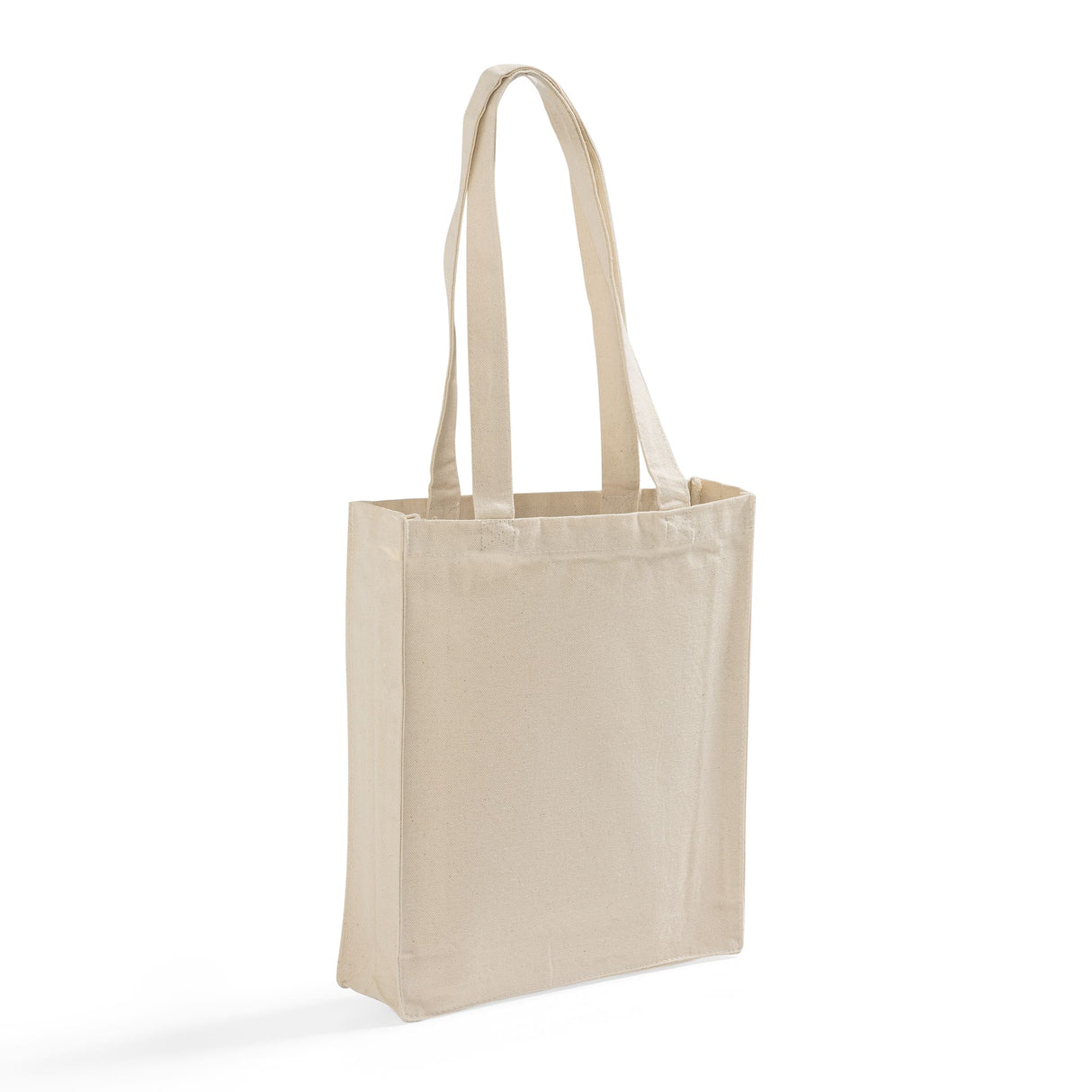 Gusseted Heavy Canvas Book Tote