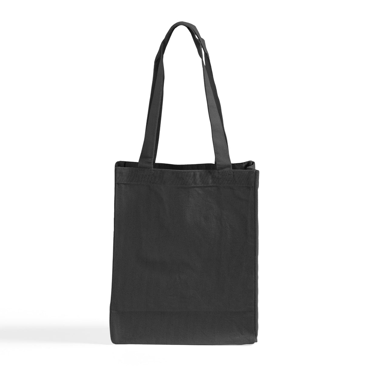 Heavy Black Canvas Tote Bag