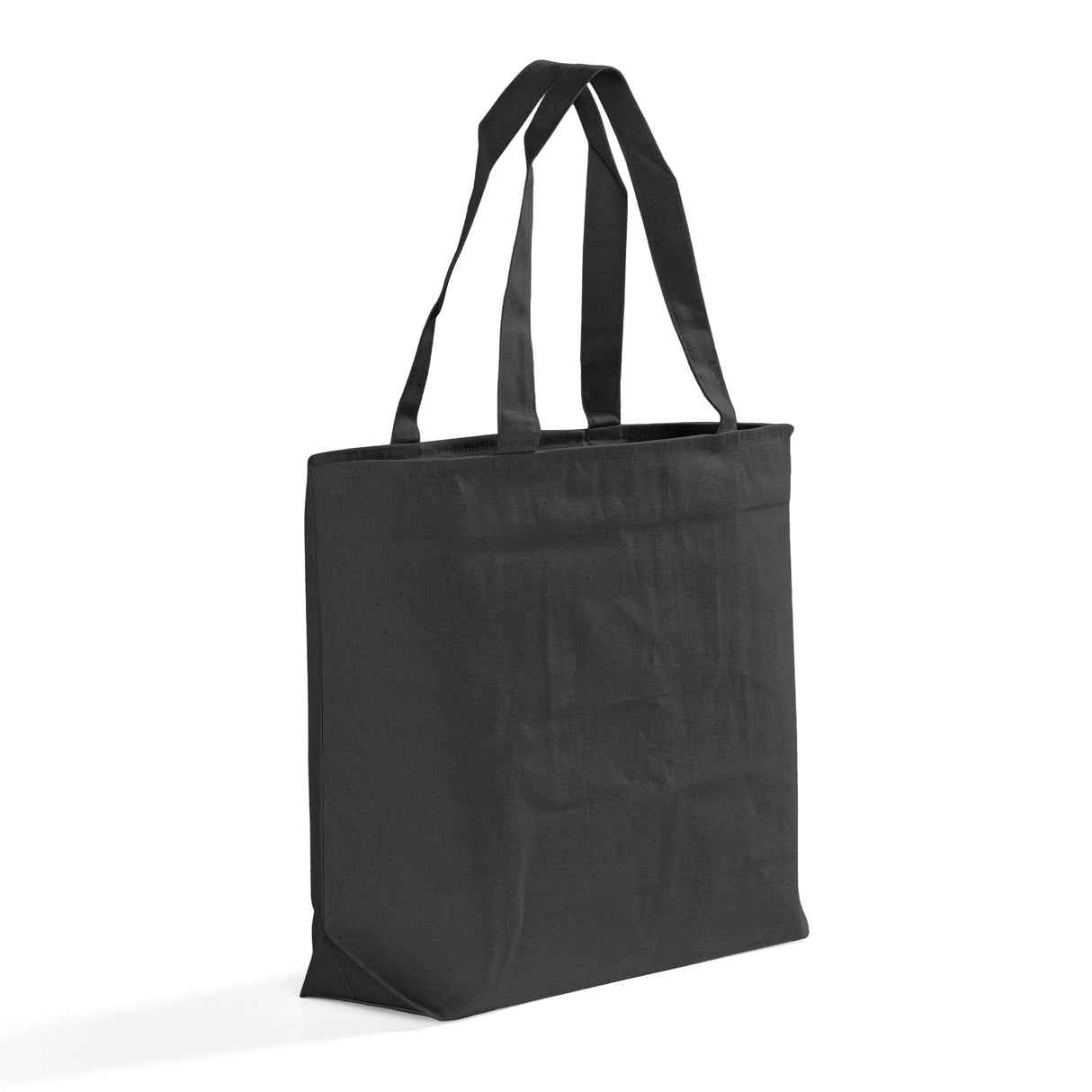 Heavy black canvas tote